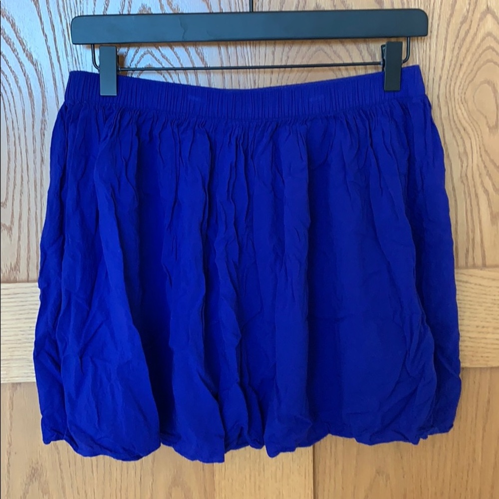 American Eagle Navy Skater Skirt Size M